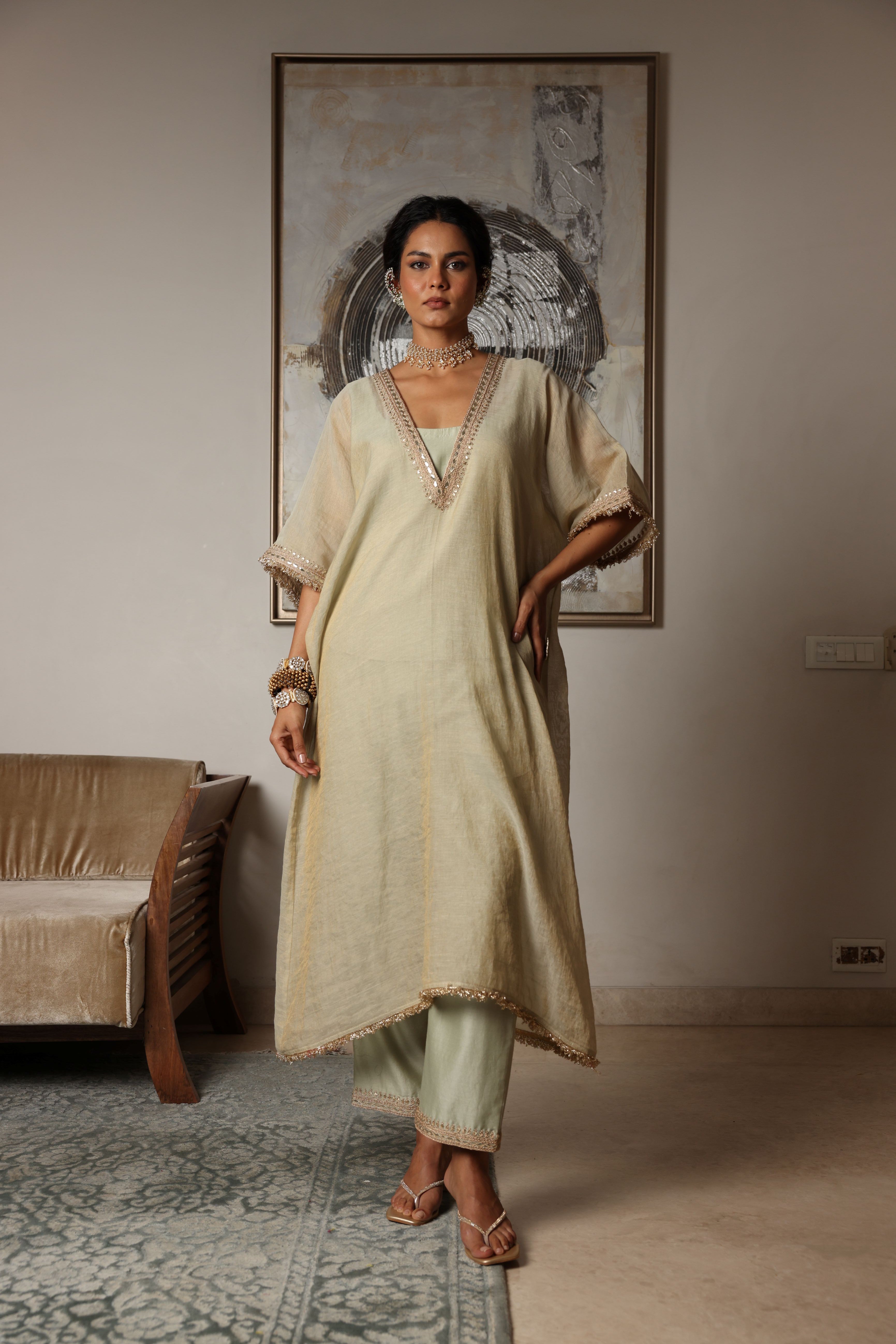 Kaftan Kurta Set
