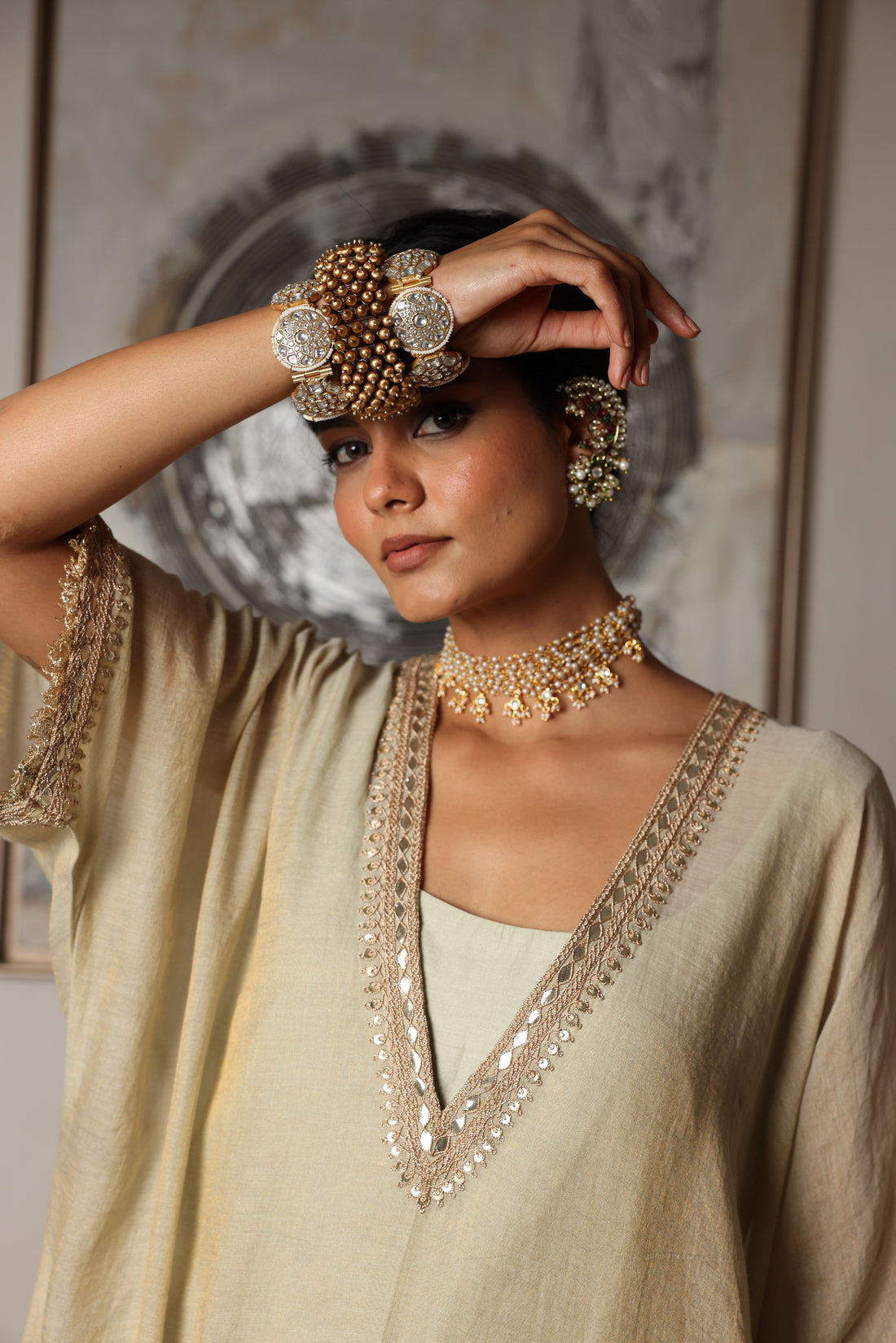 Kaftan Kurta Set