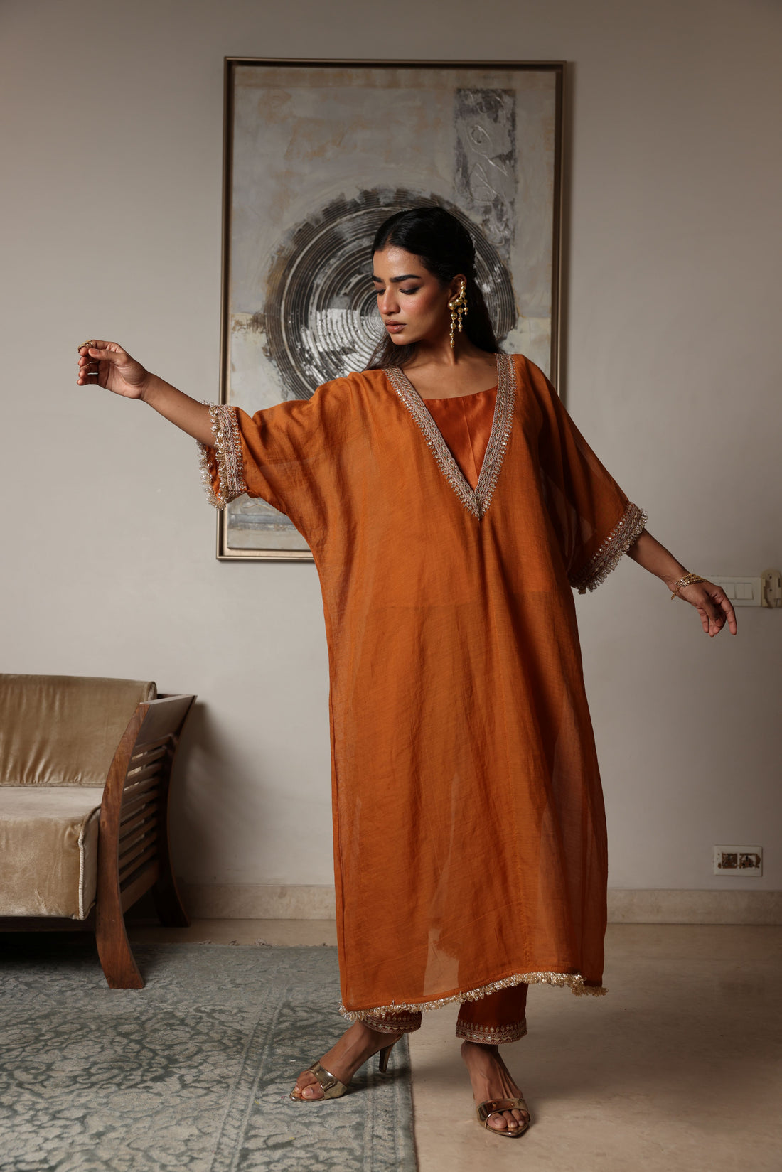 Kaftan Kurta Set