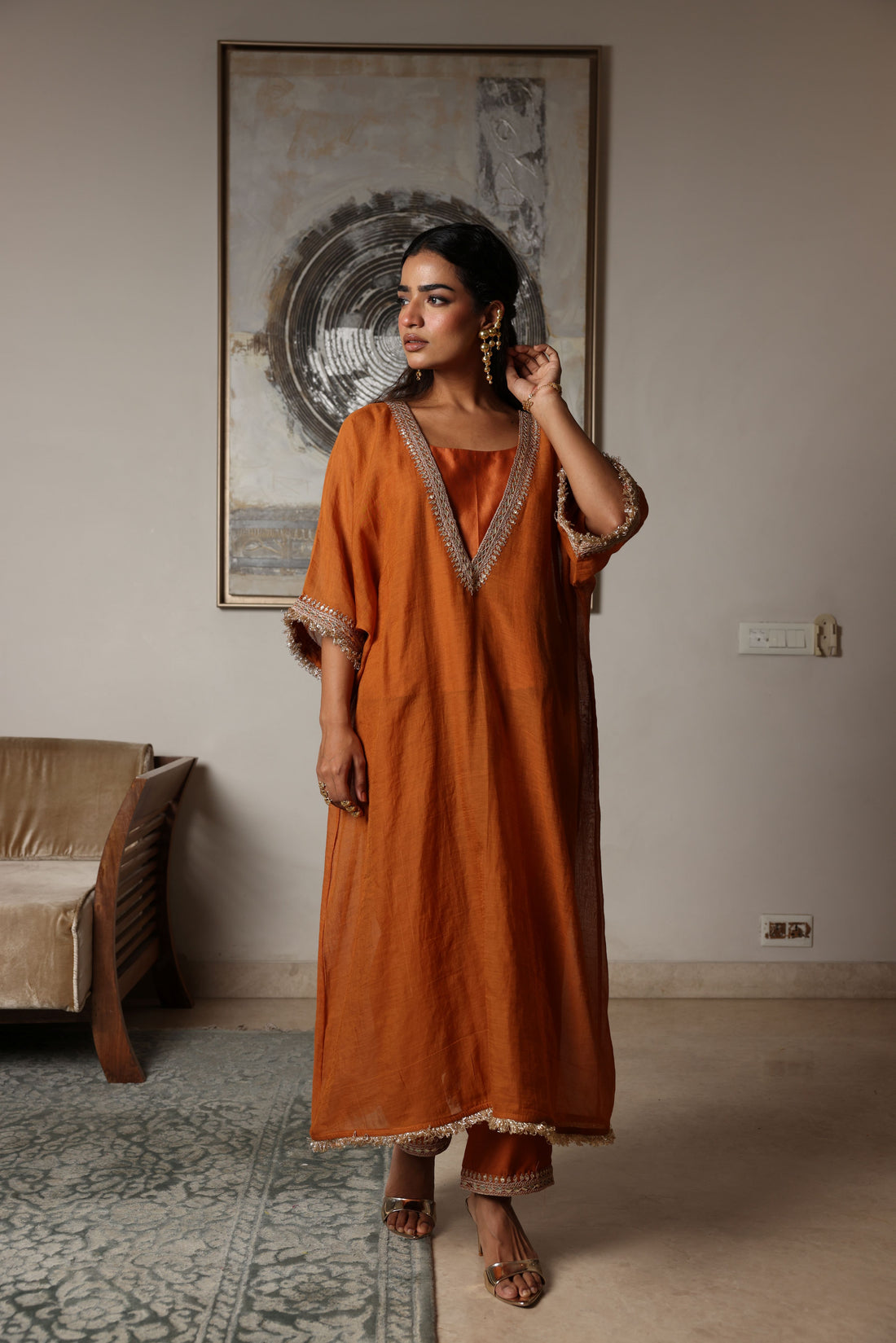 Kaftan Kurta Set