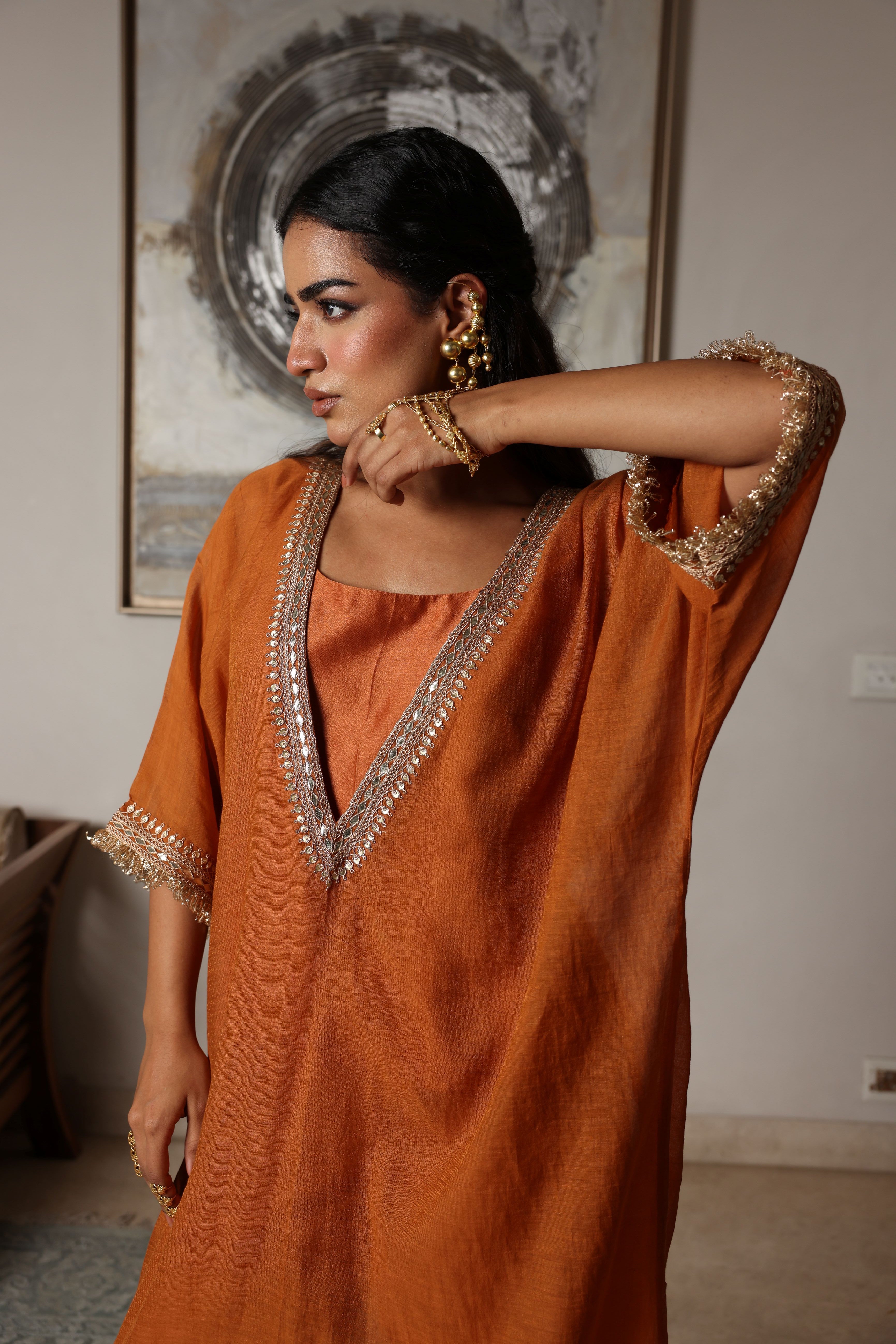 Kaftan Kurta Set