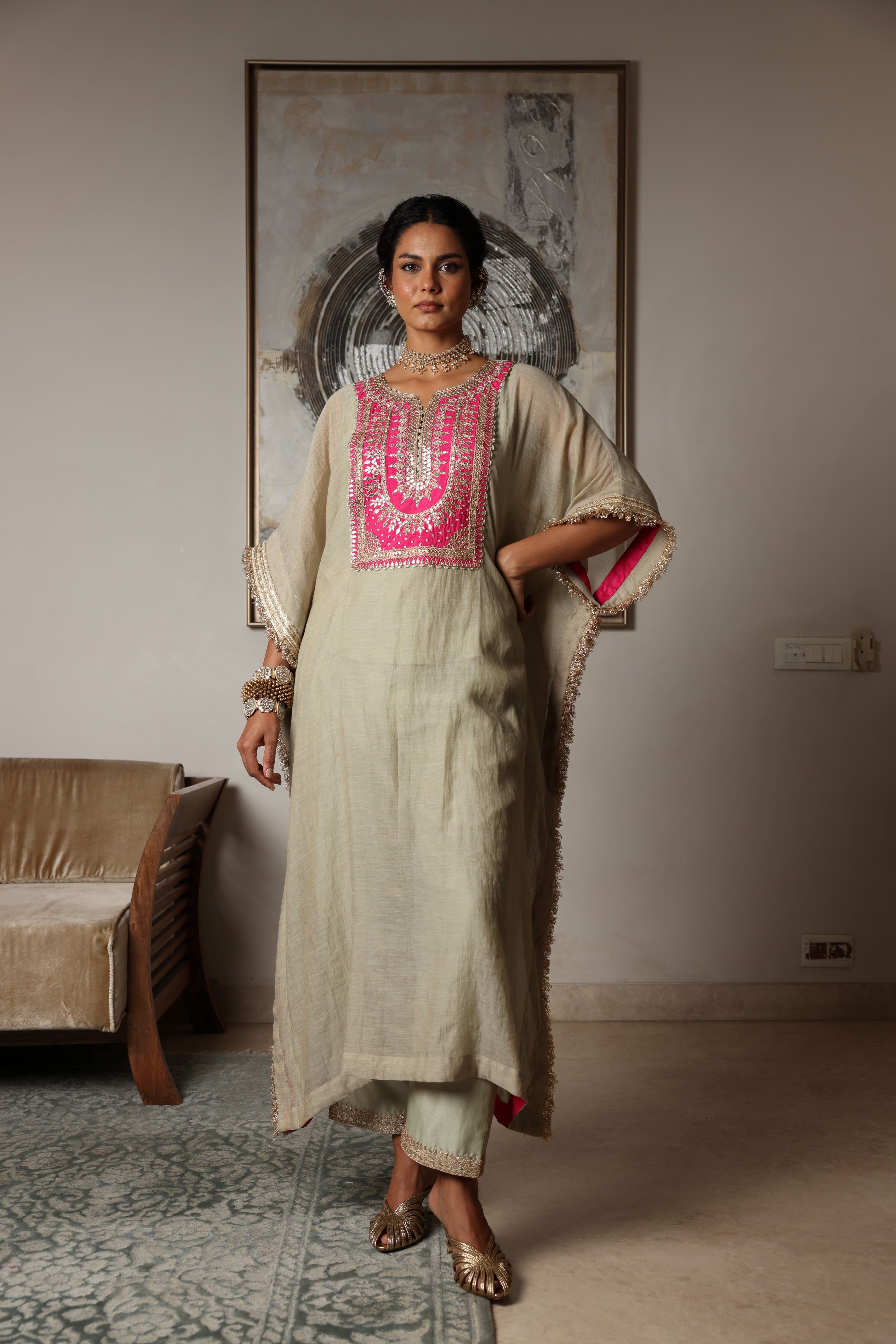 Kaftan Kurta Set