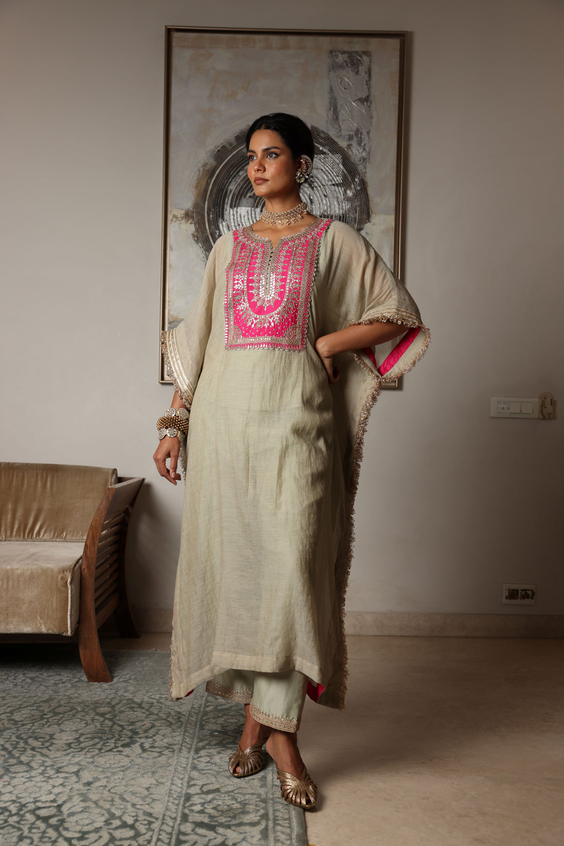 Kaftan Kurta Set