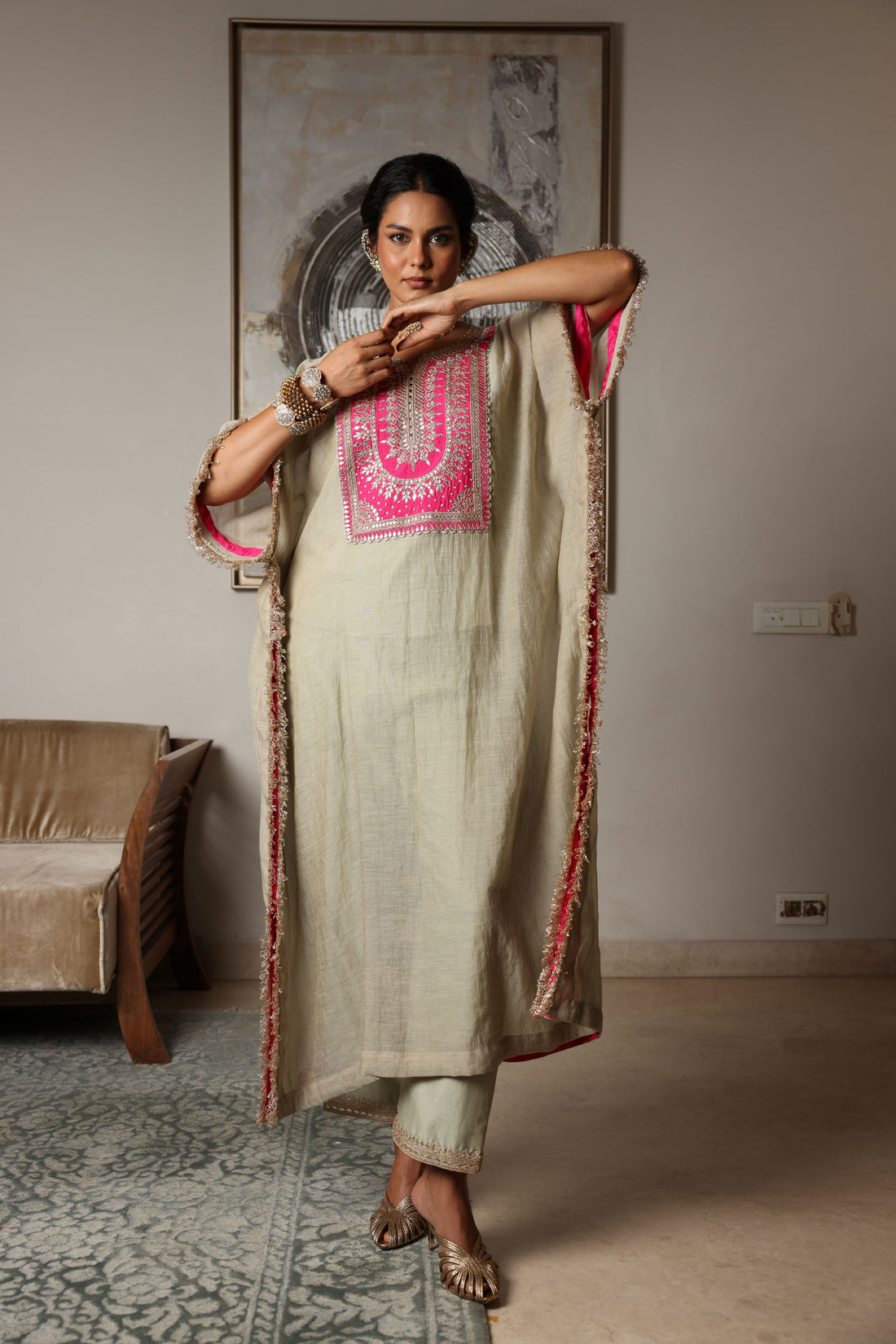 Kaftan Kurta Set