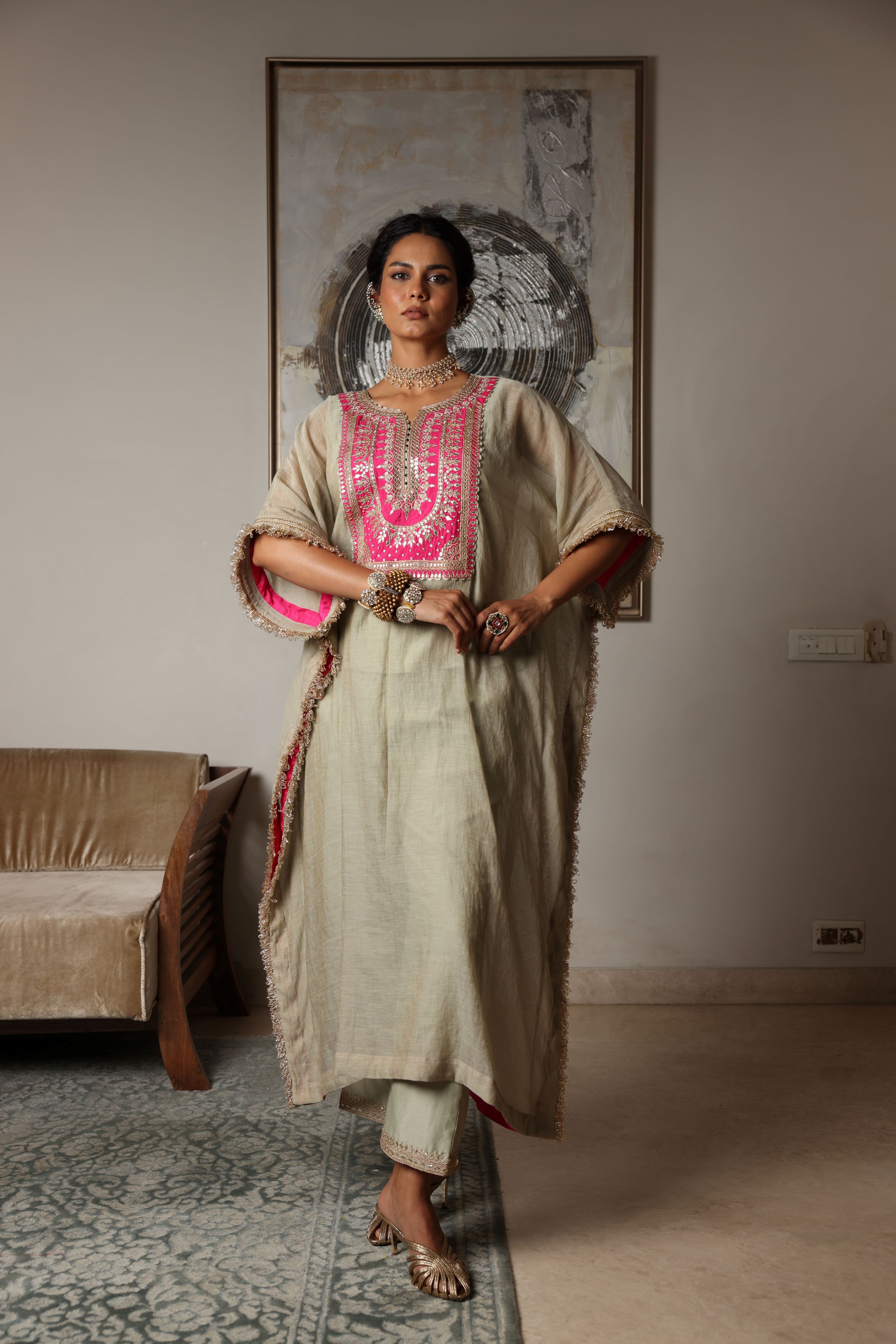 Kaftan Kurta Set