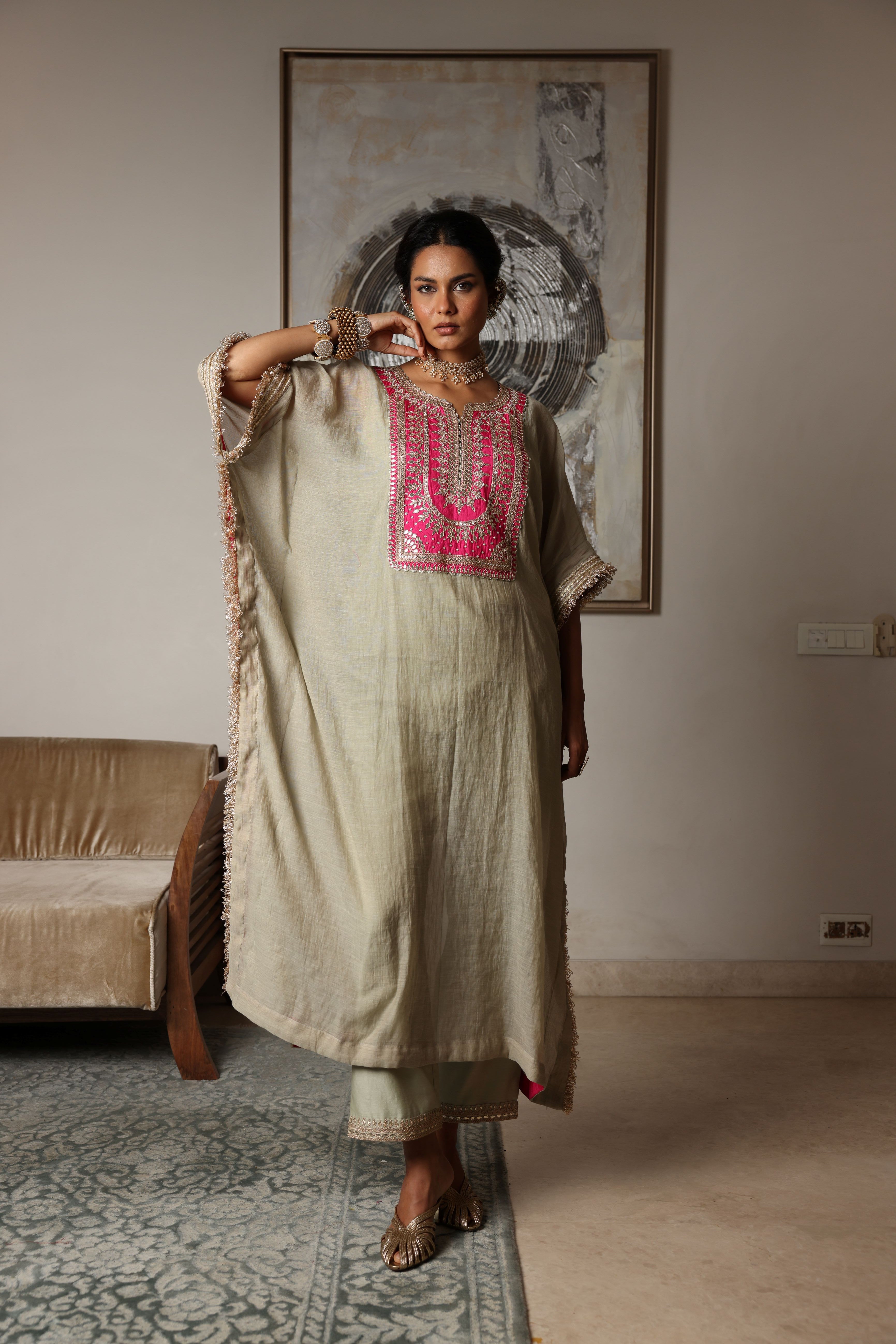 Kaftan Kurta Set