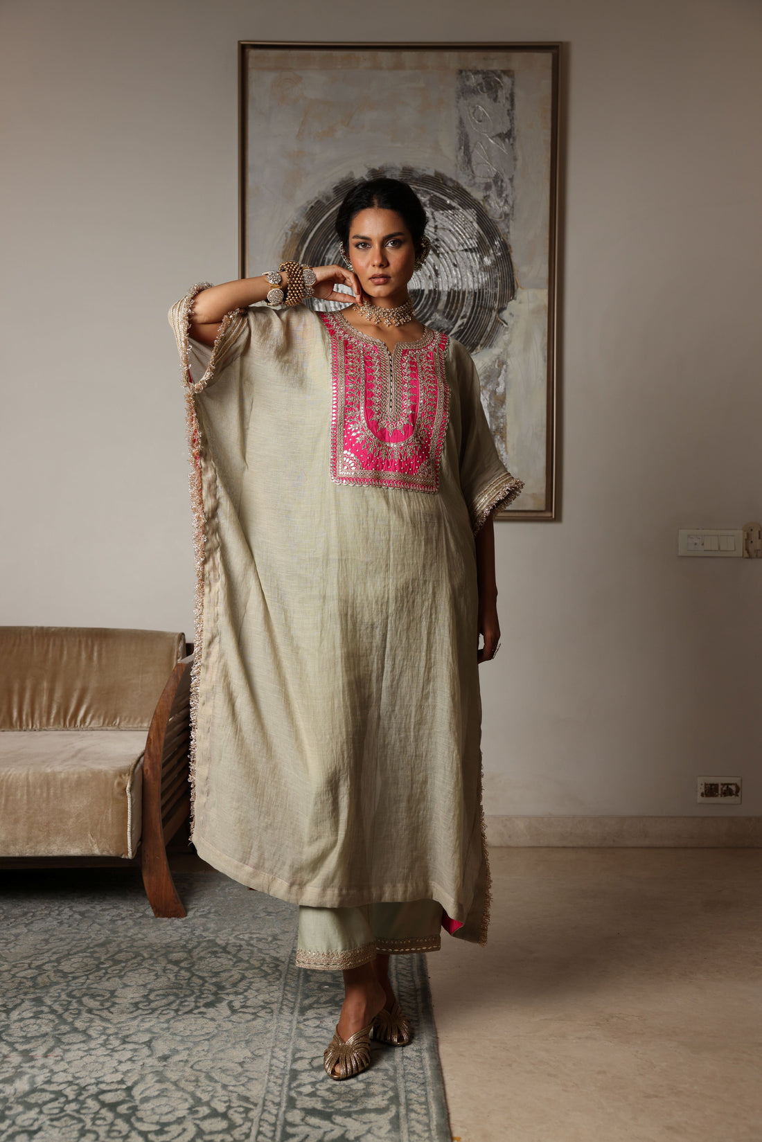 Kaftan Kurta Set