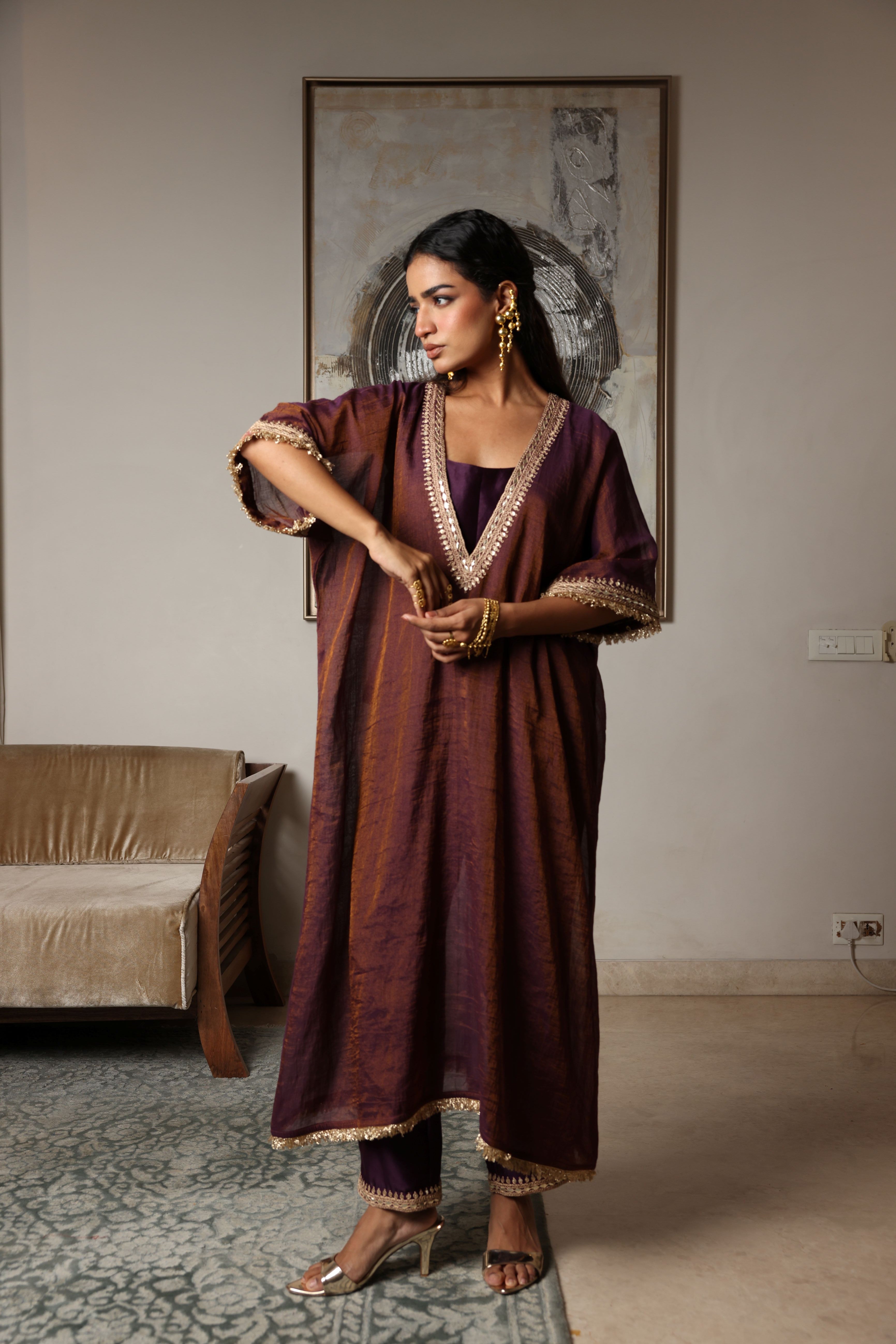 Kaftan Kurta Set