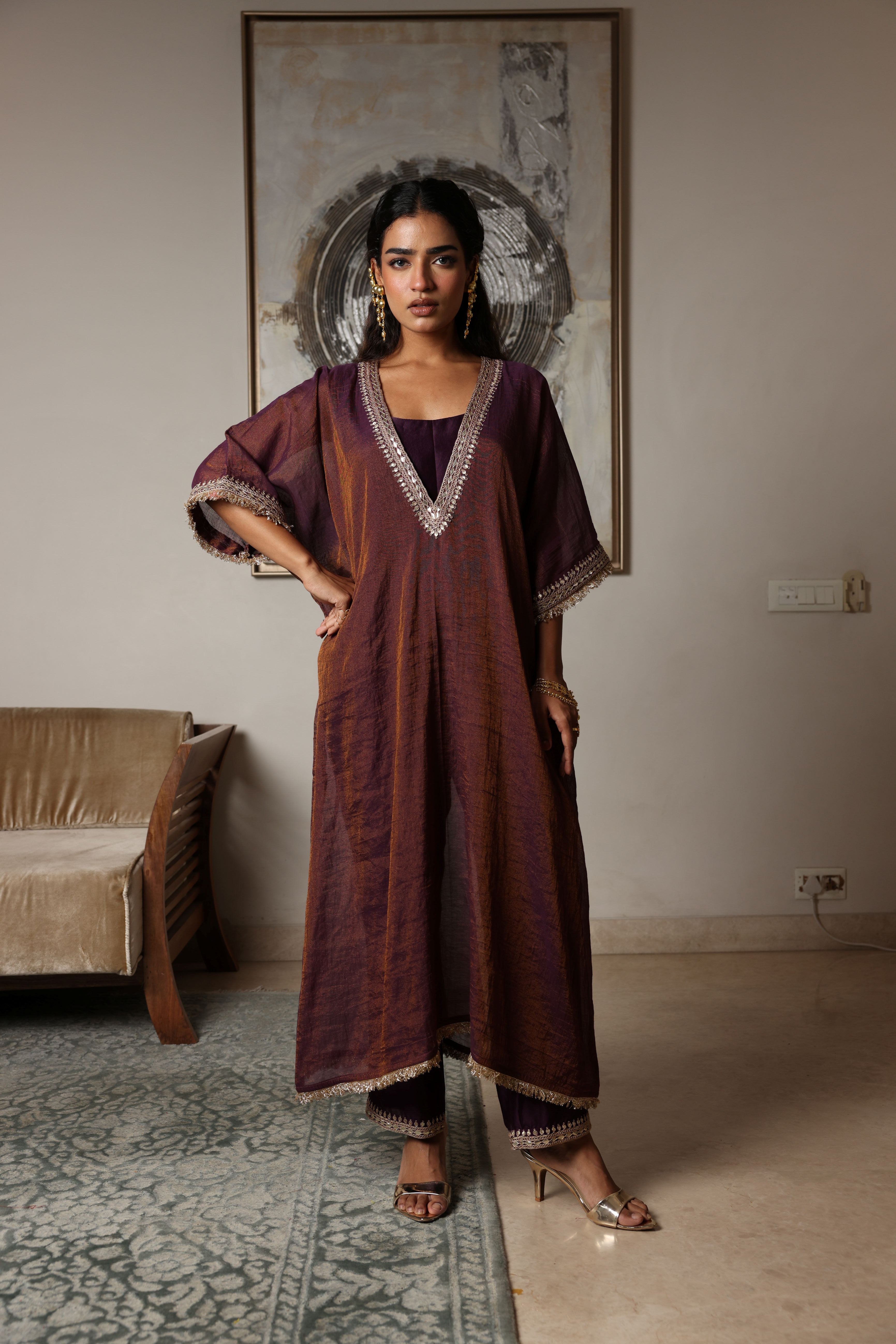 Kaftan Kurta Set