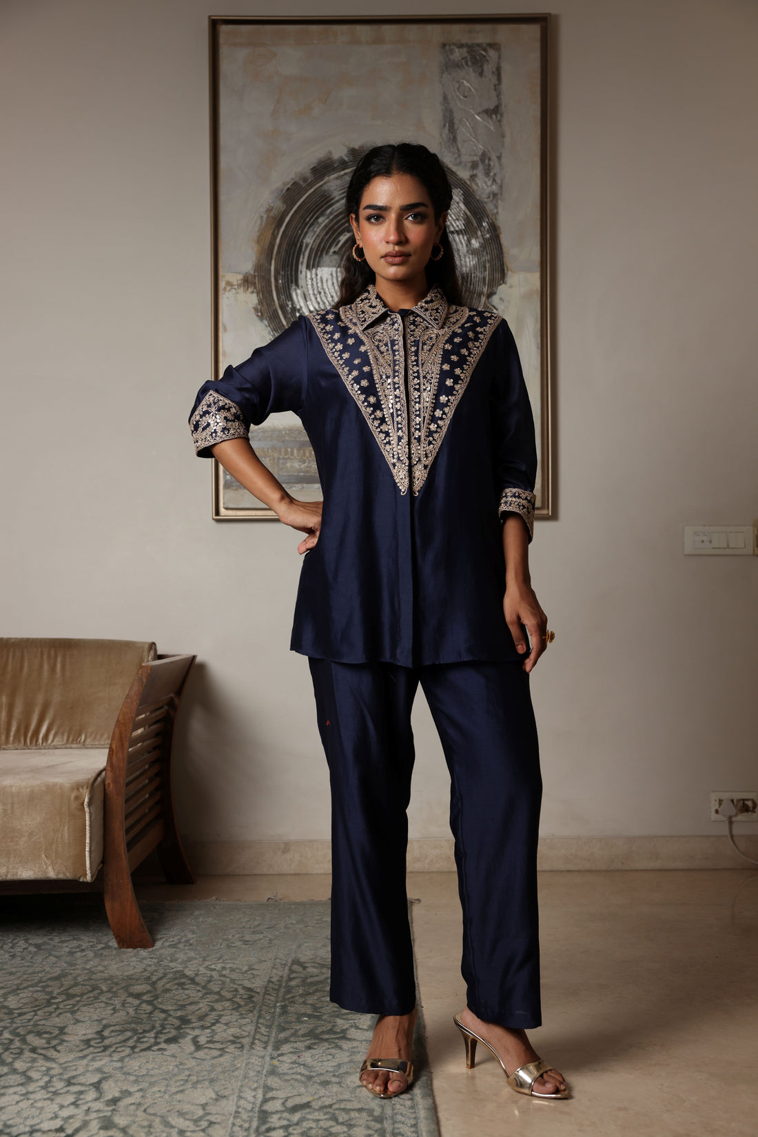 Embroidered Co-ord Set