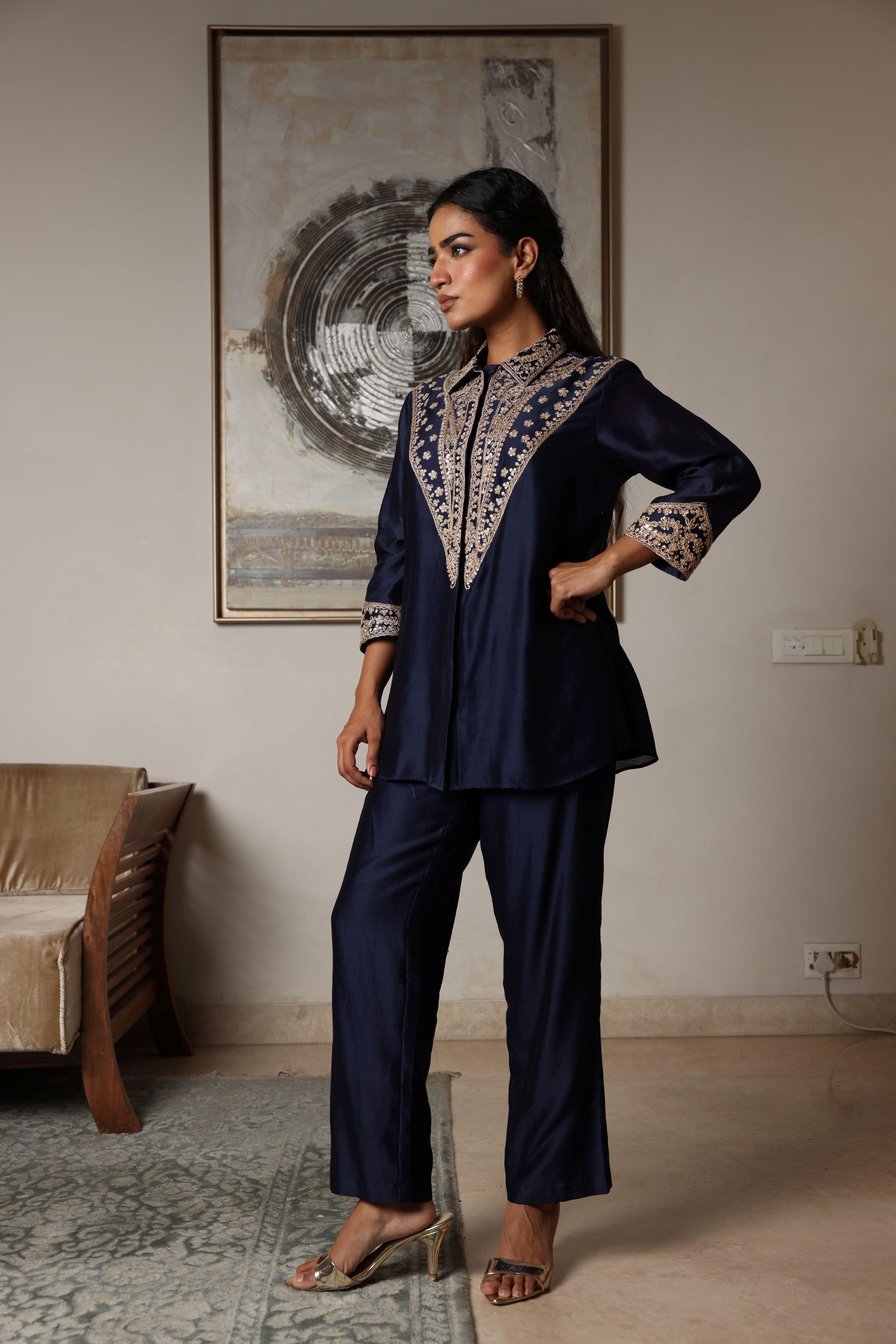 Embroidered Co-ord Set