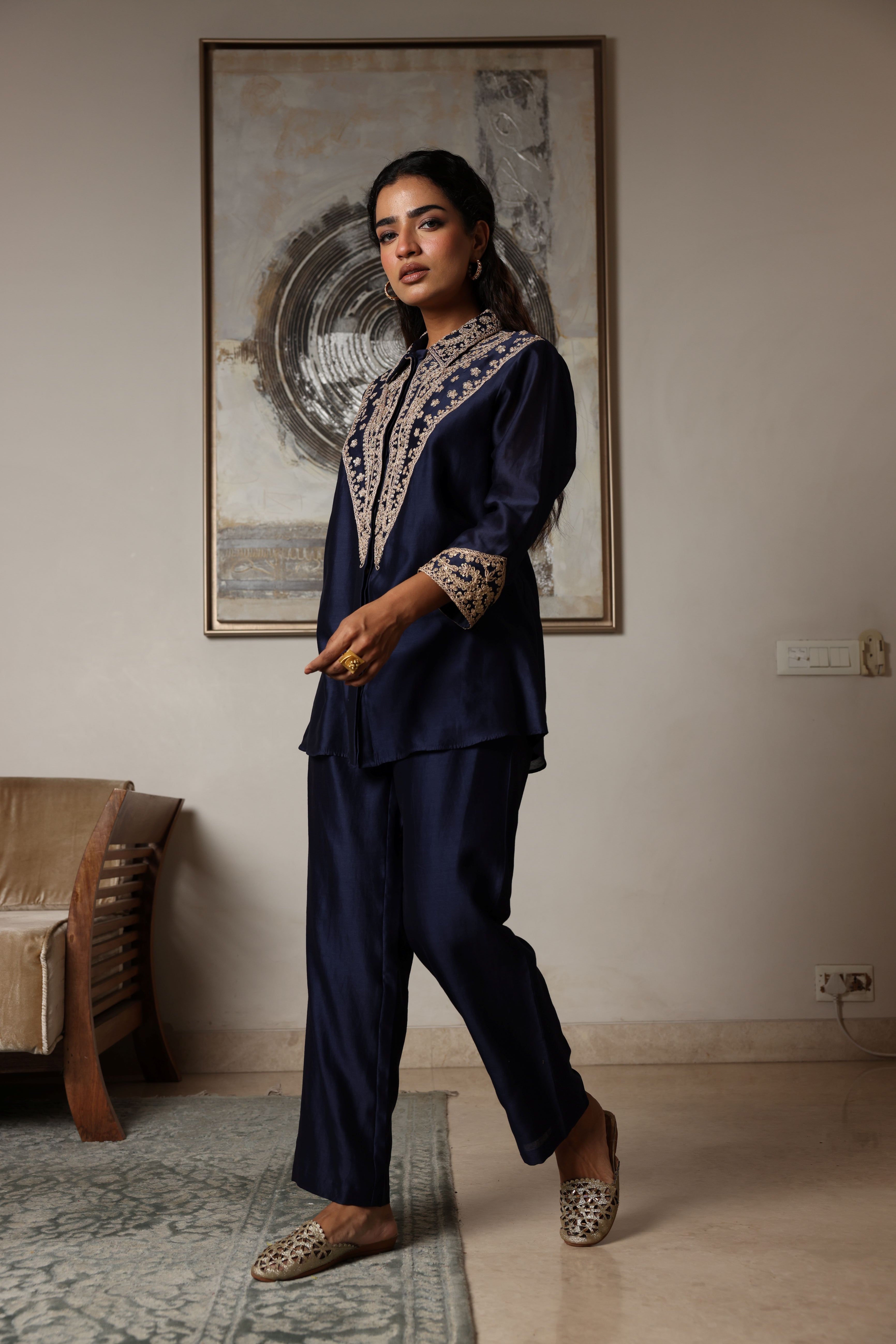 Embroidered Co-ord Set