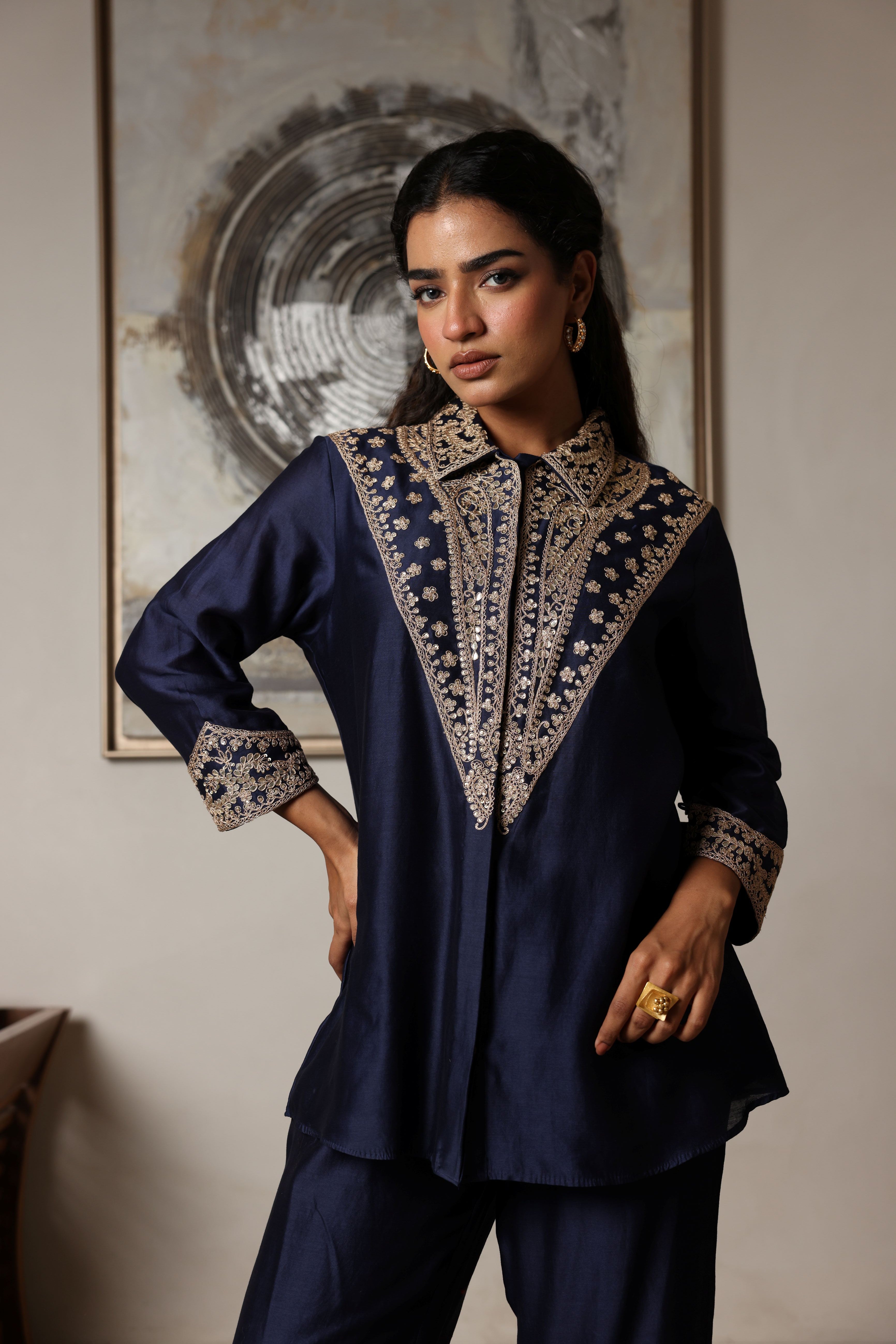 Embroidered Co-ord Set