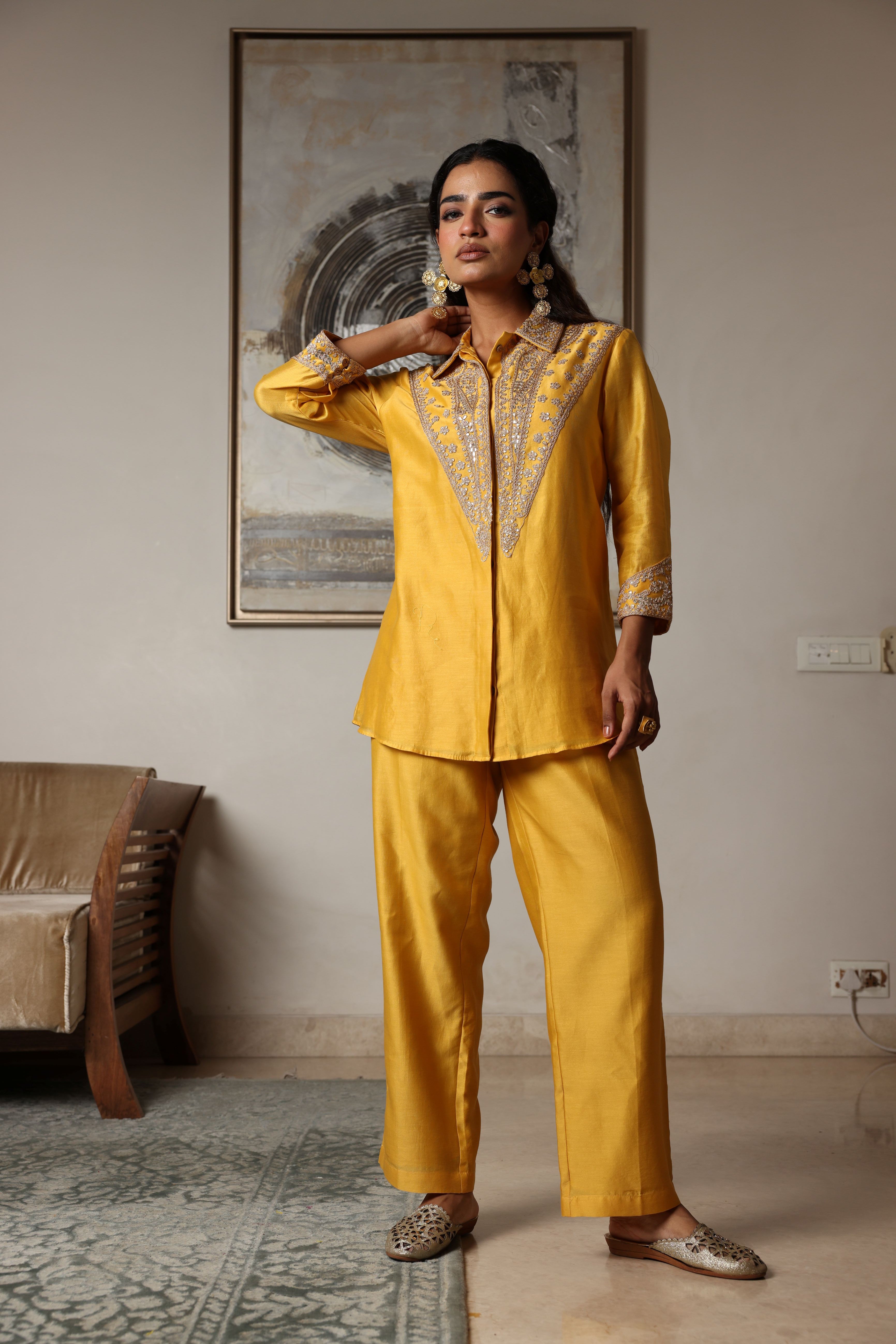 Embroidered Co-ord Set