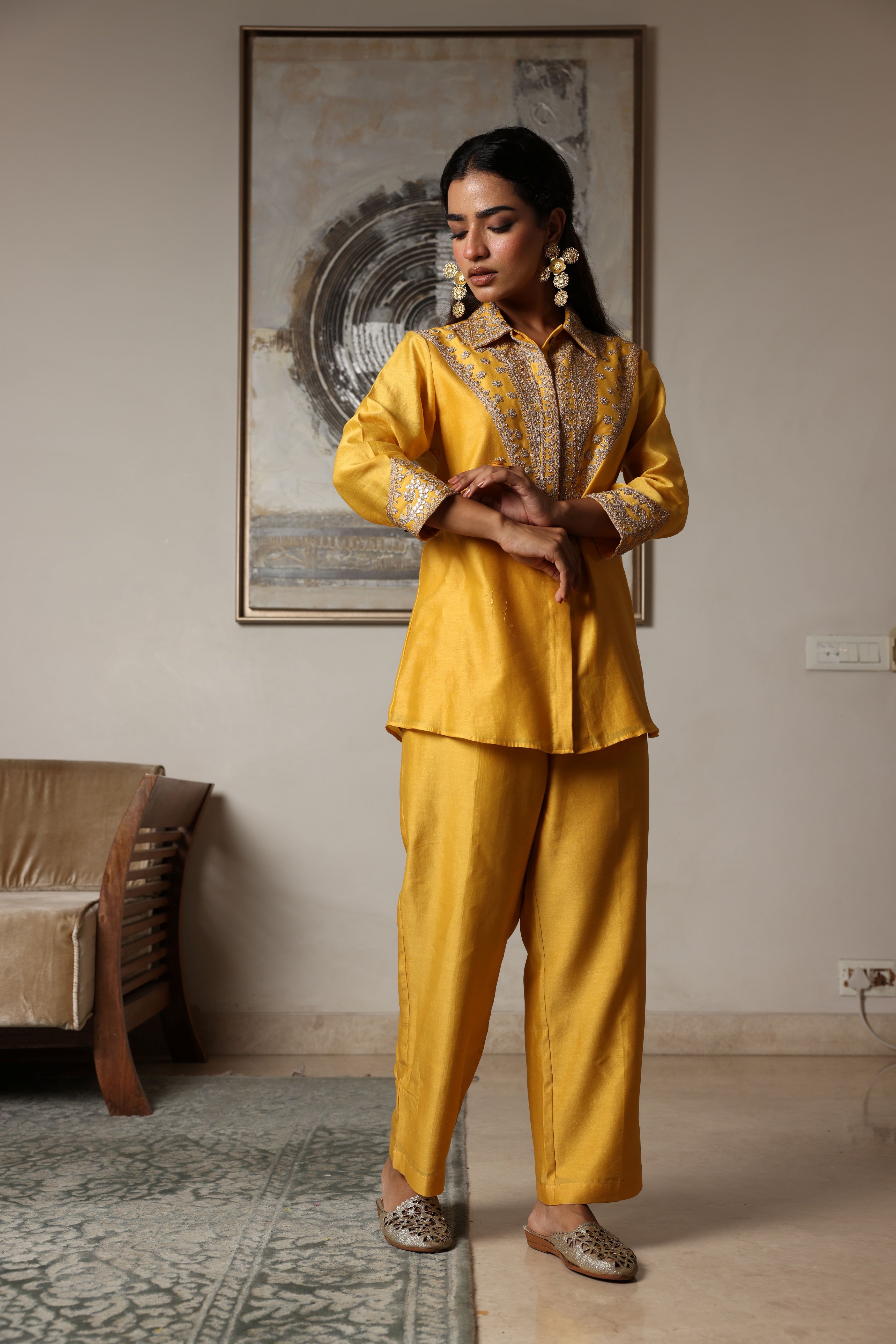 Embroidered Co-ord Set