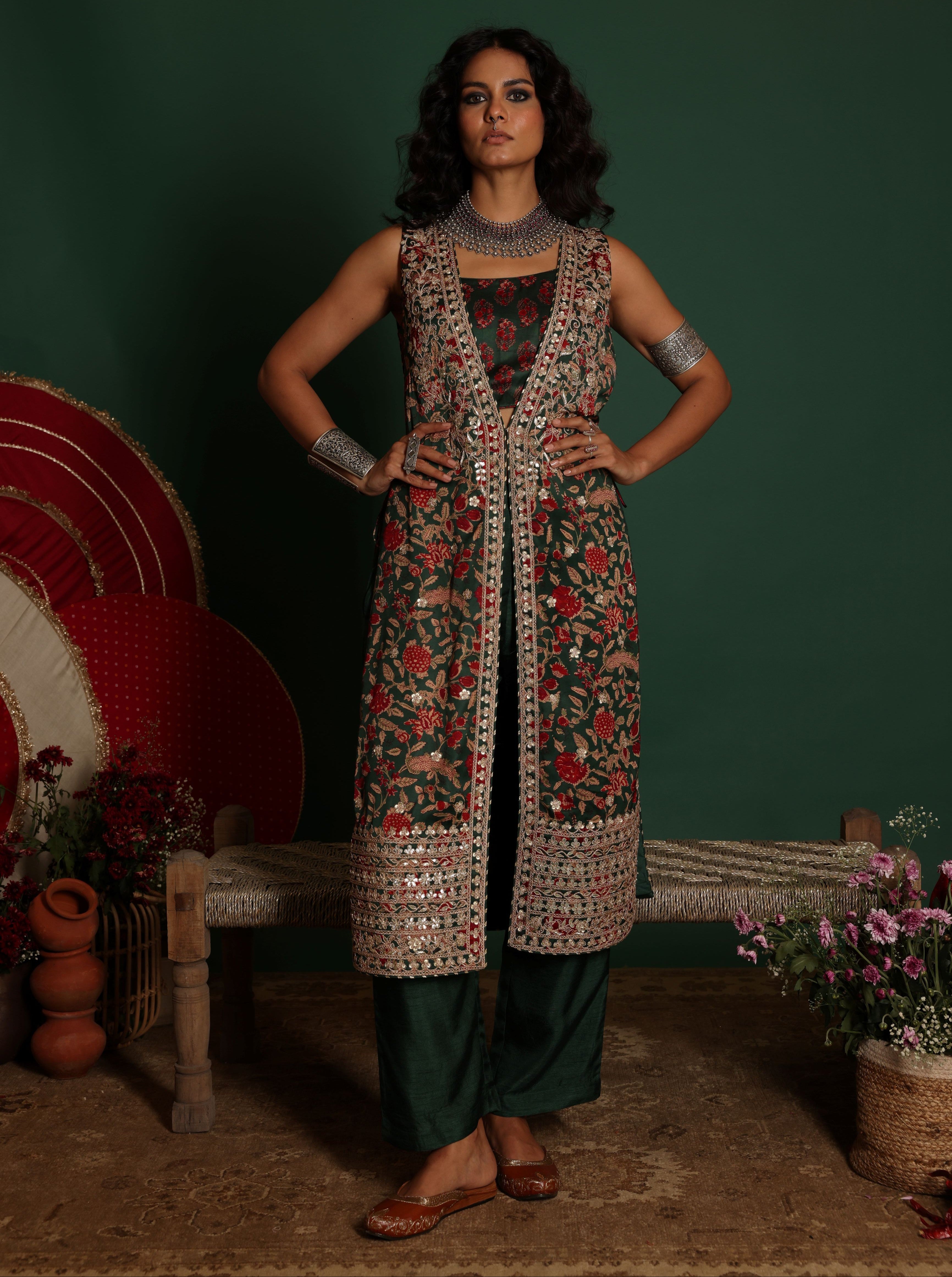 Embroidered Co-ord Set