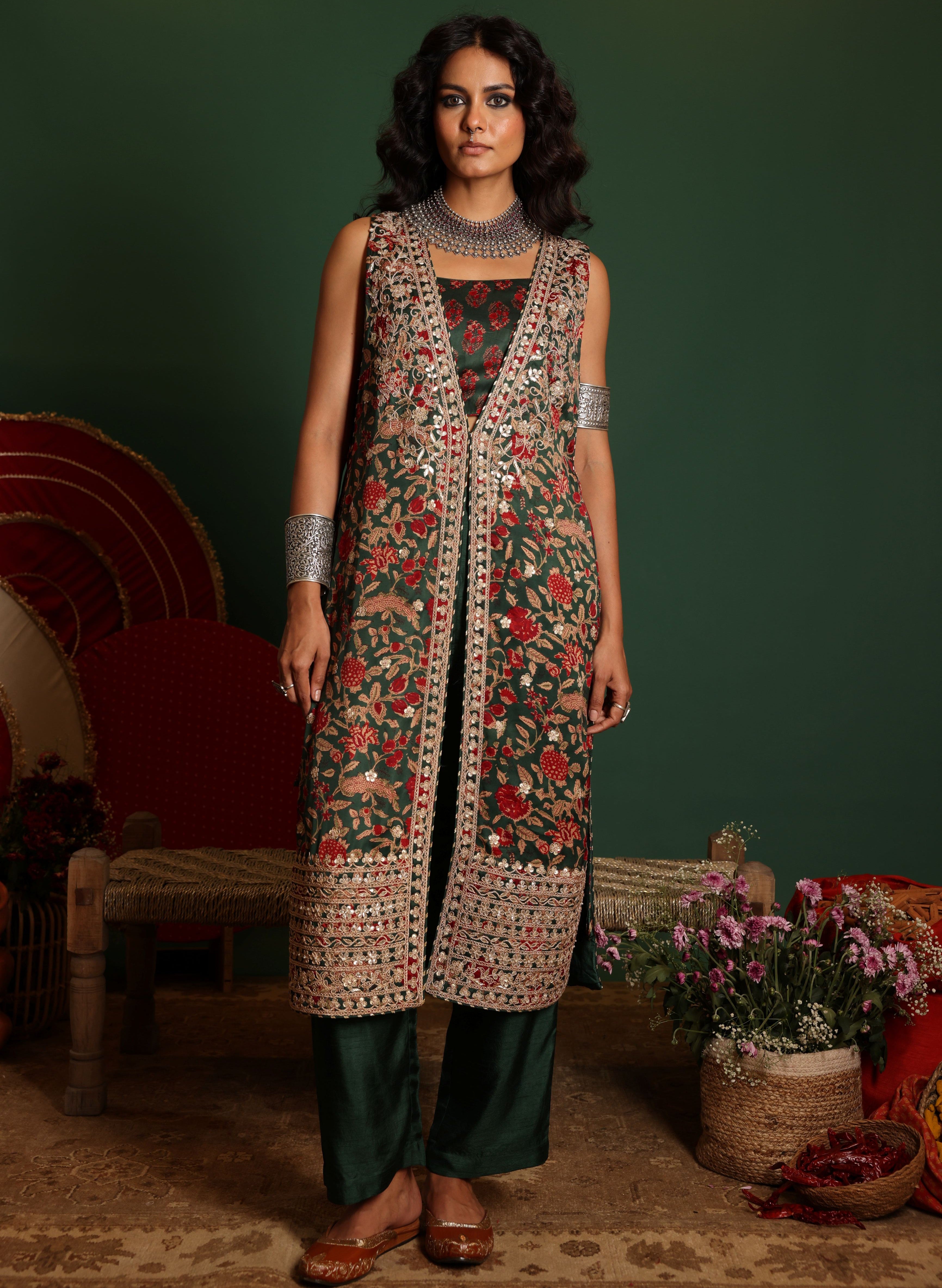 Embroidered Co-ord Set