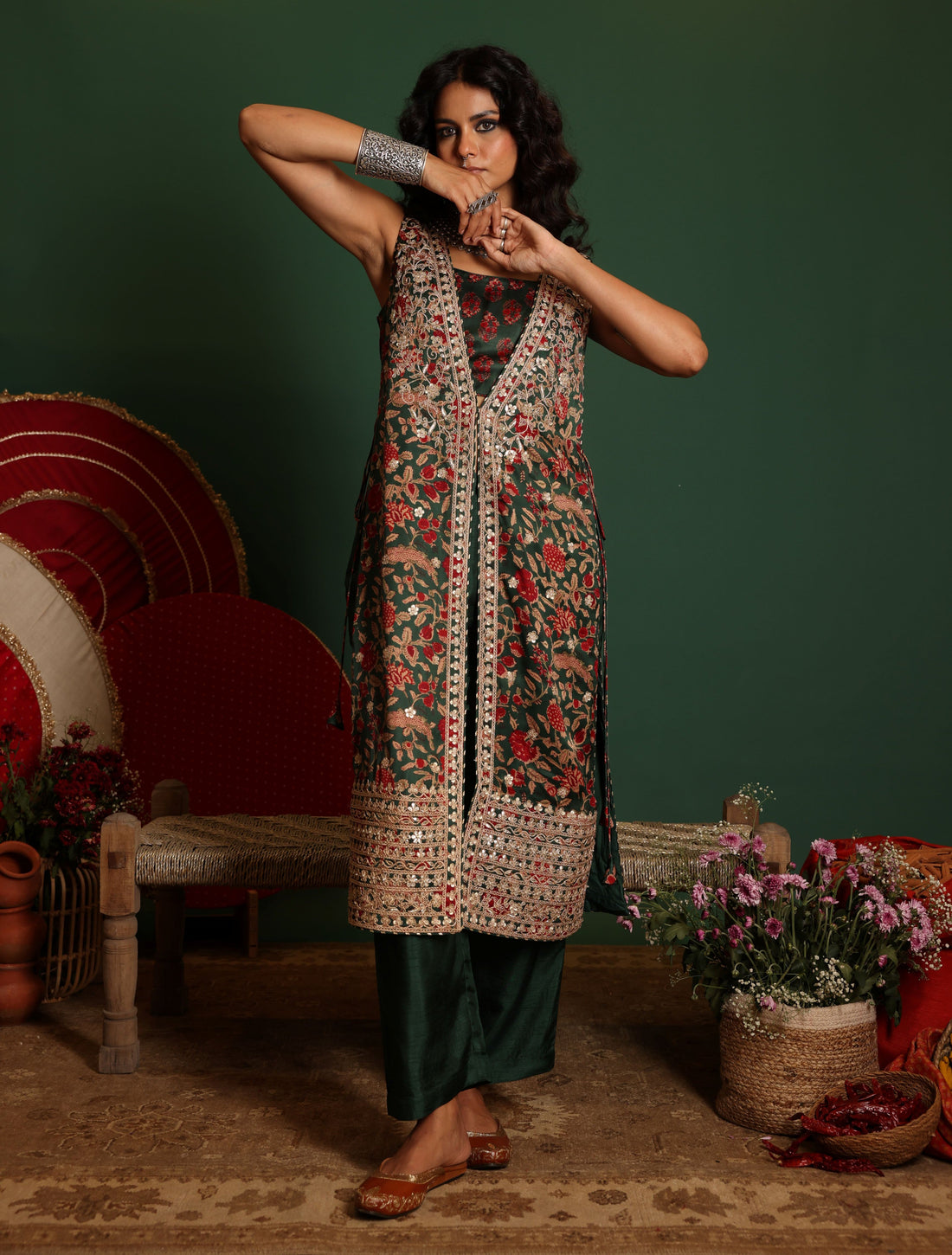 Embroidered Co-ord Set