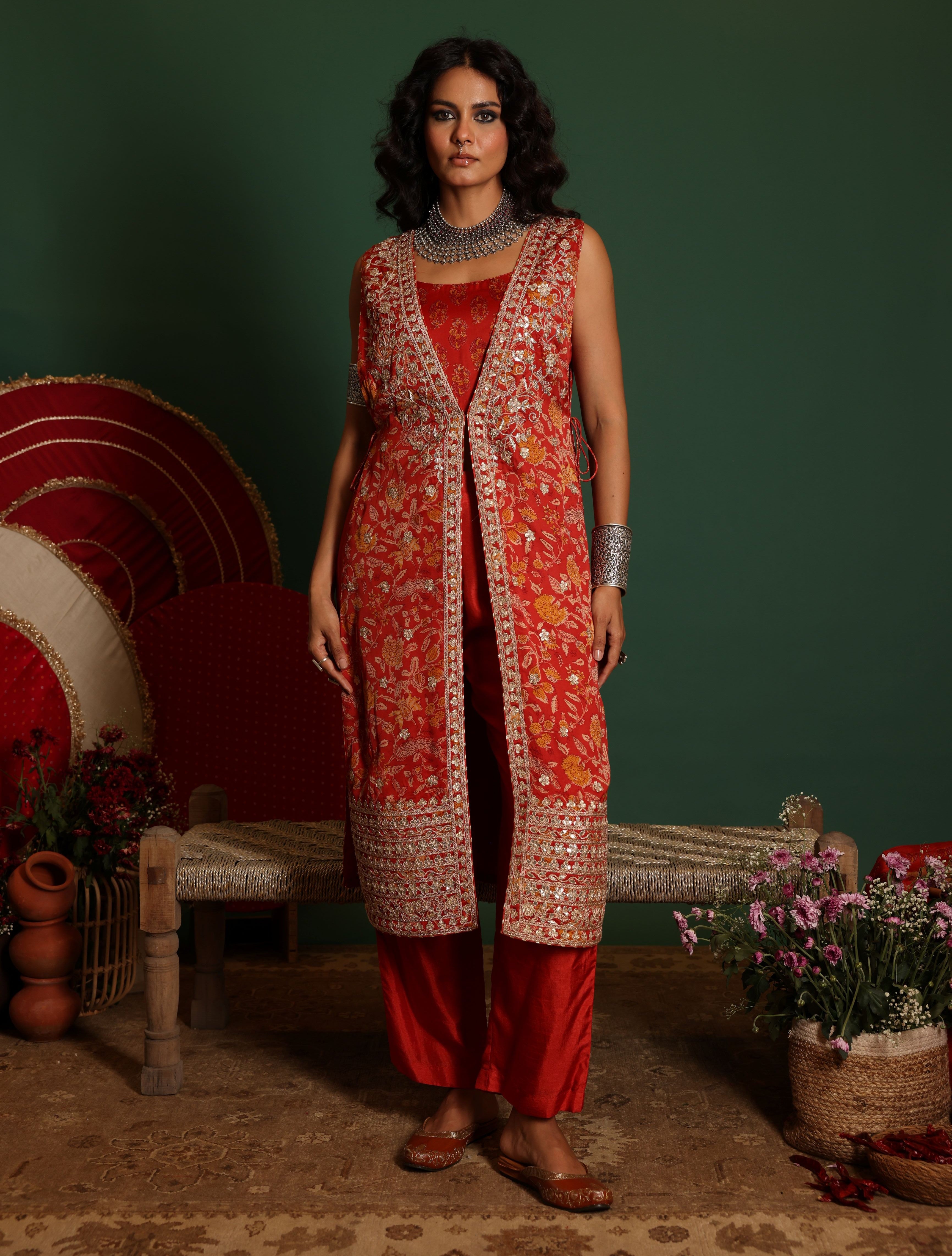 Embroidered Co-ord Set