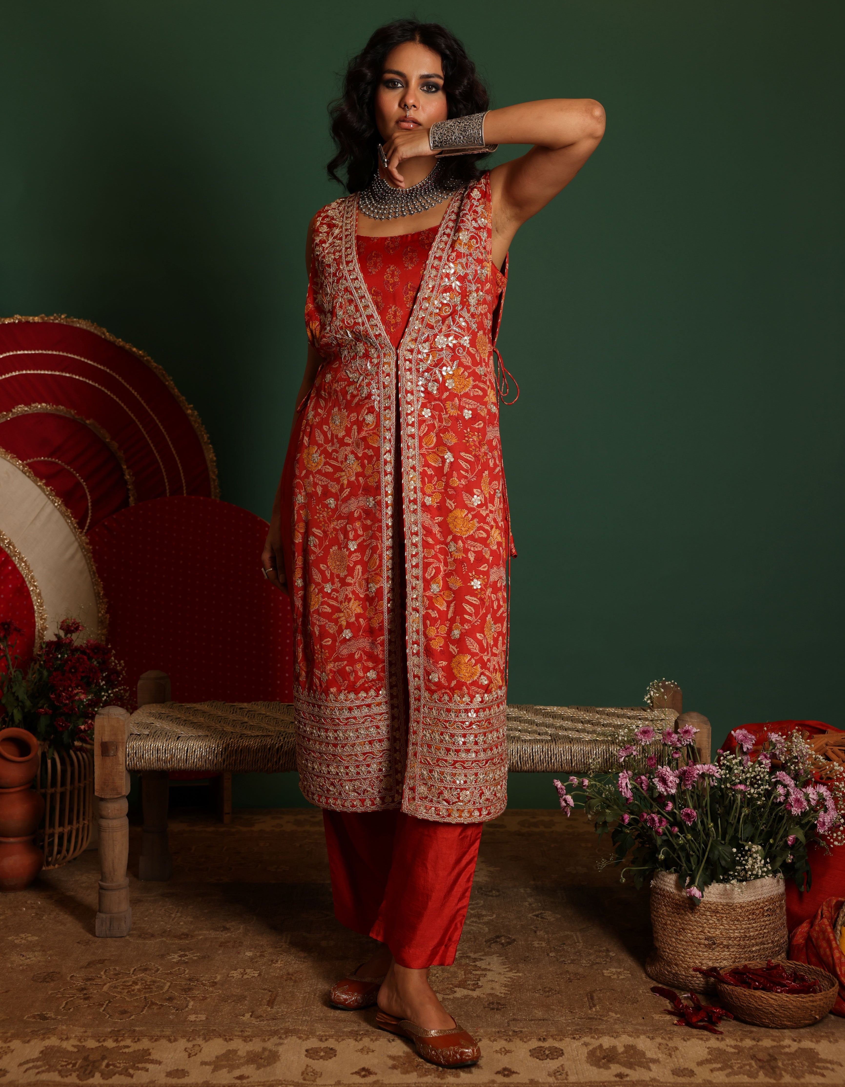 Embroidered Co-ord Set
