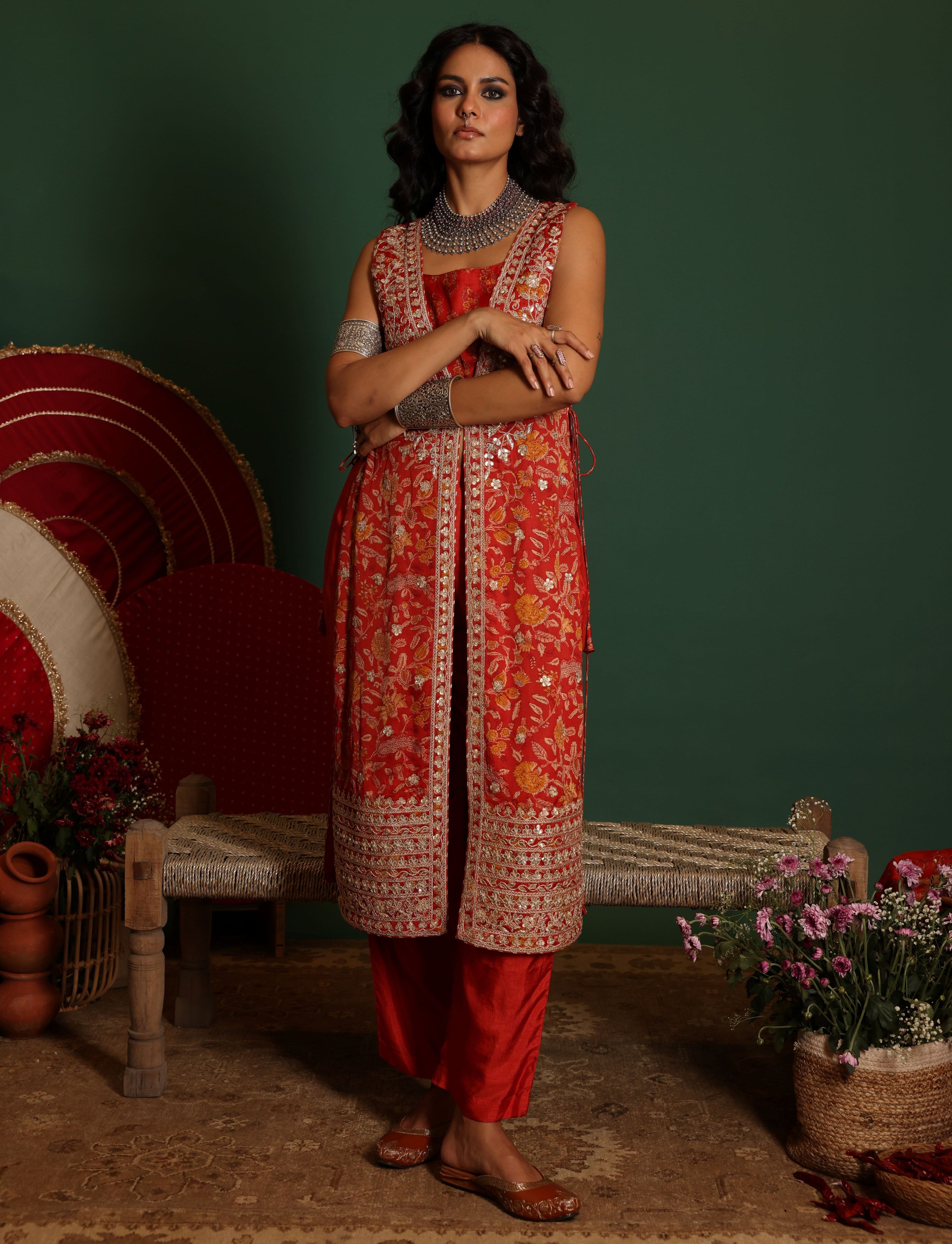 Embroidered Co-ord Set