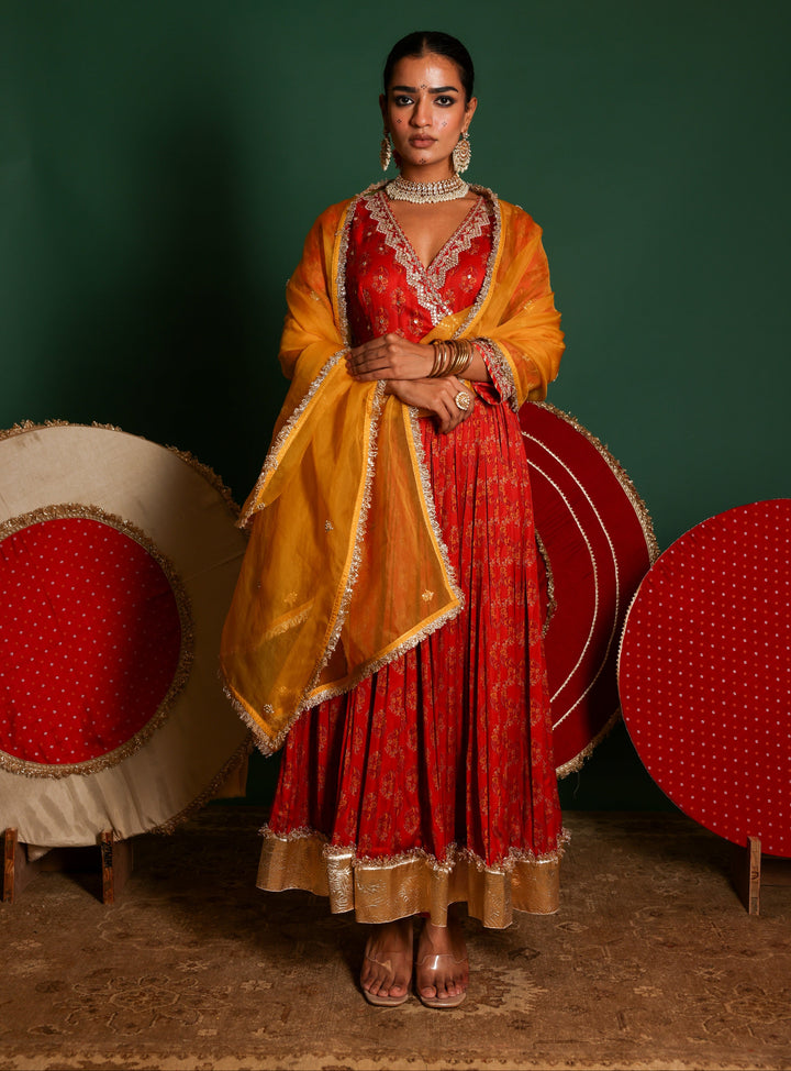 Angrkha Anarkali Set