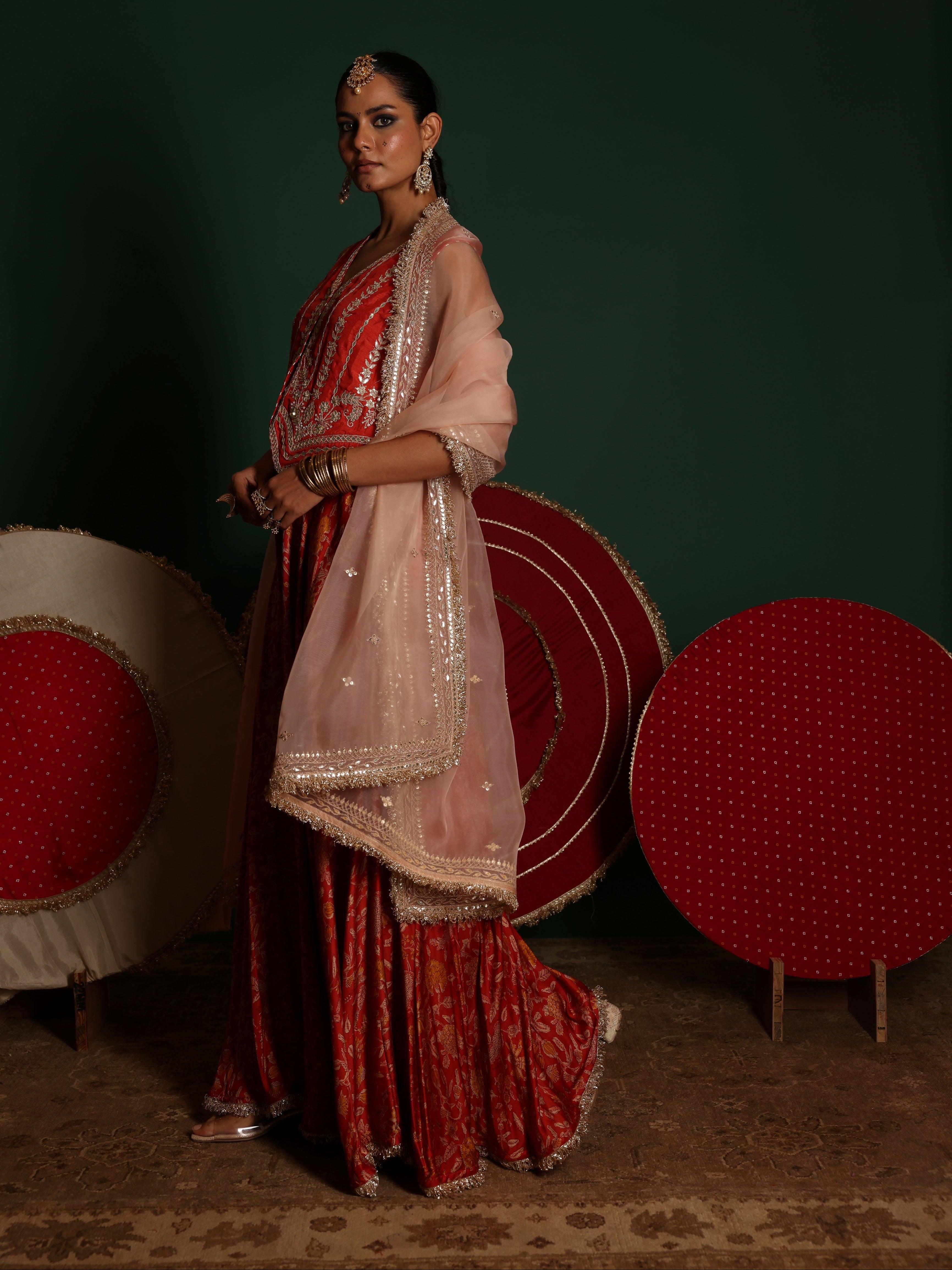 Embroidered Waistcoat Set