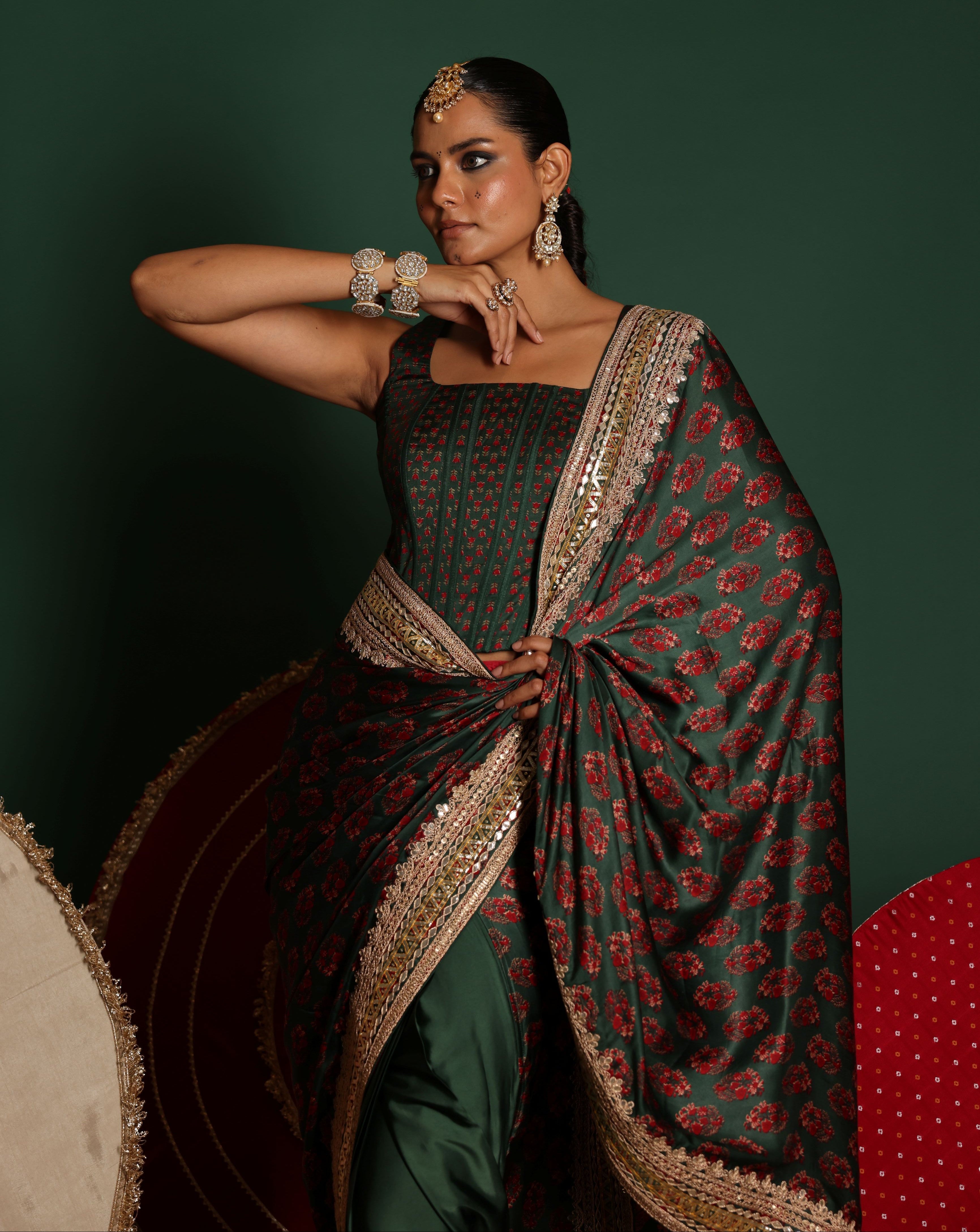 Pre-Stitched Saree