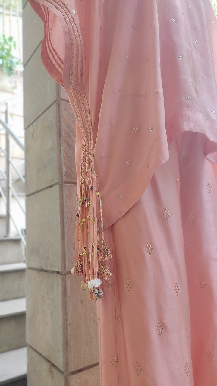 Blush Pearl Tasseled Co-Ord Set