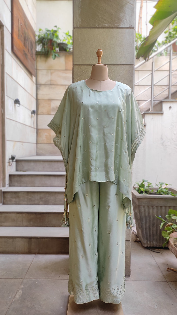 Sage Mist Tasseled Co-Ord Set