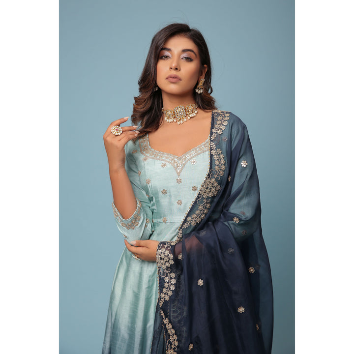 Anarkali With Organga Dupatta