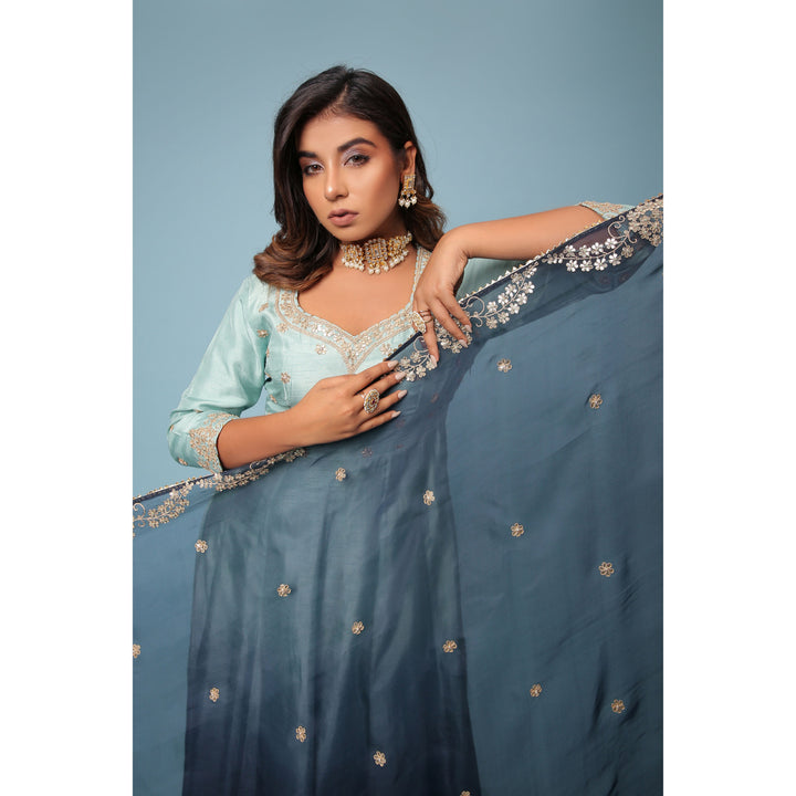 Anarkali With Organga Dupatta