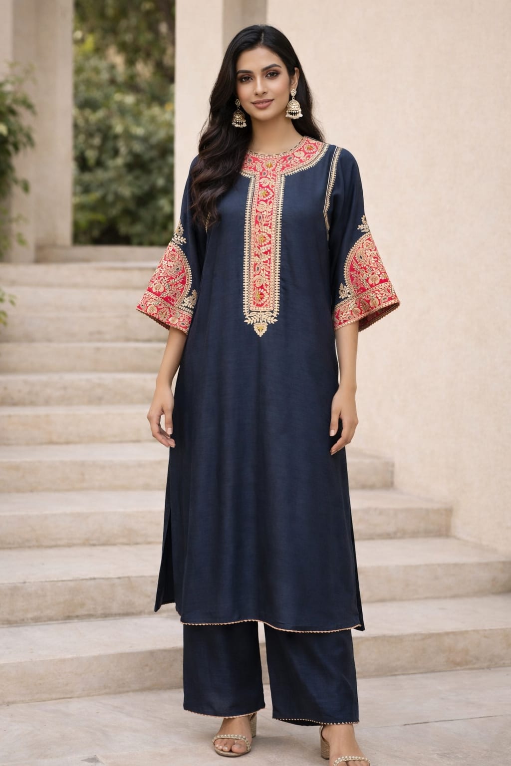 Elegance Embroidered Kurta Set