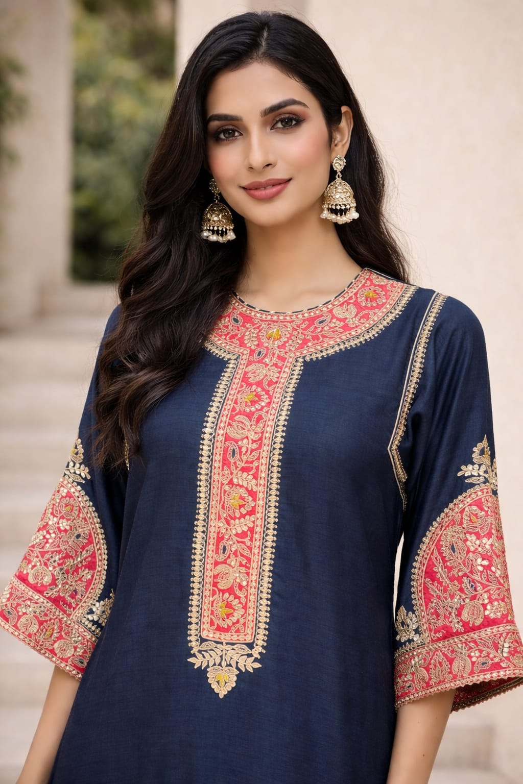 Elegance Embroidered Kurta Set