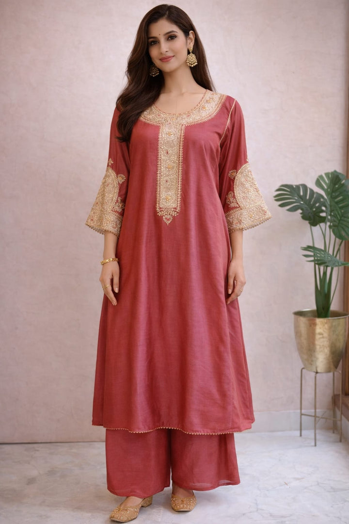 Elegance Embroidered Kurta Set